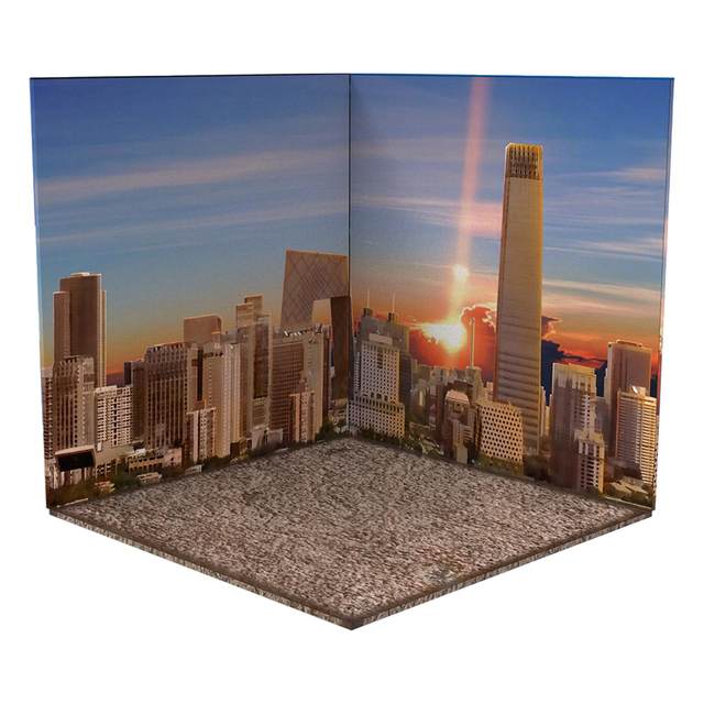 1:12 Backdrop Scene Model Simulation Collection Scene Photo Board Layout Display Background Board Scene for Decoration Accessory