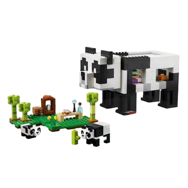 In Stock The Panda Haven Compatible 21245 Toy House with Animals