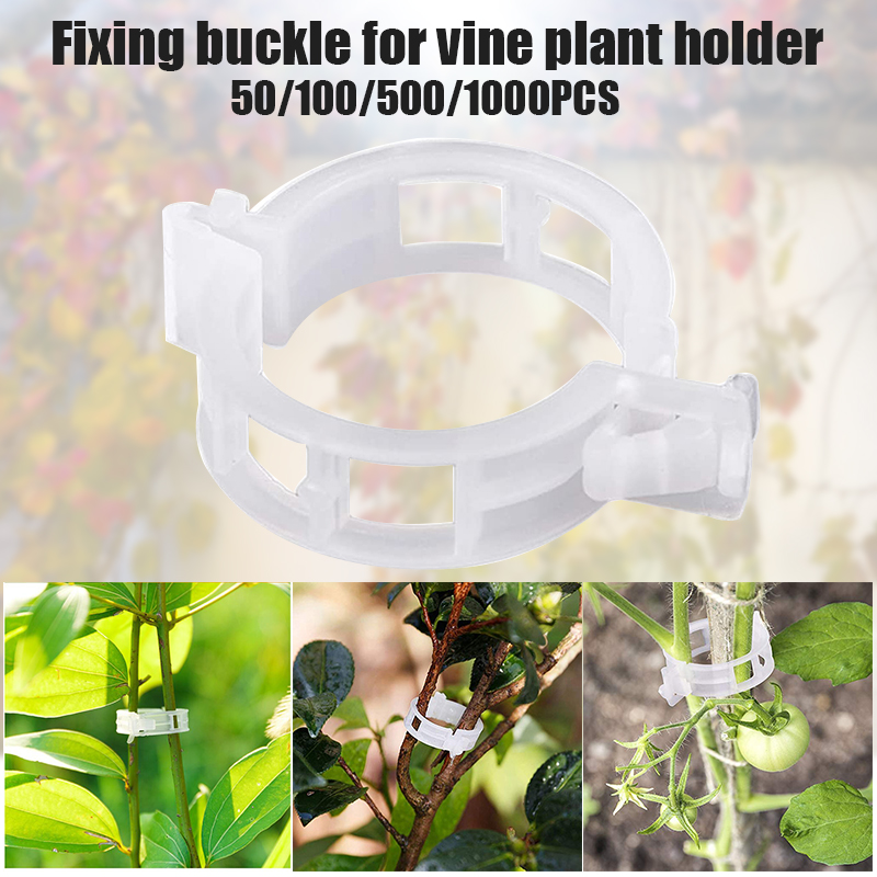 Lot De 120 Attaches Pour Plantes Tomates - Clips Réutilisables Verts 2x2.6 Cm - Pour Tuteurer Vignes, Légumes, Fleurs