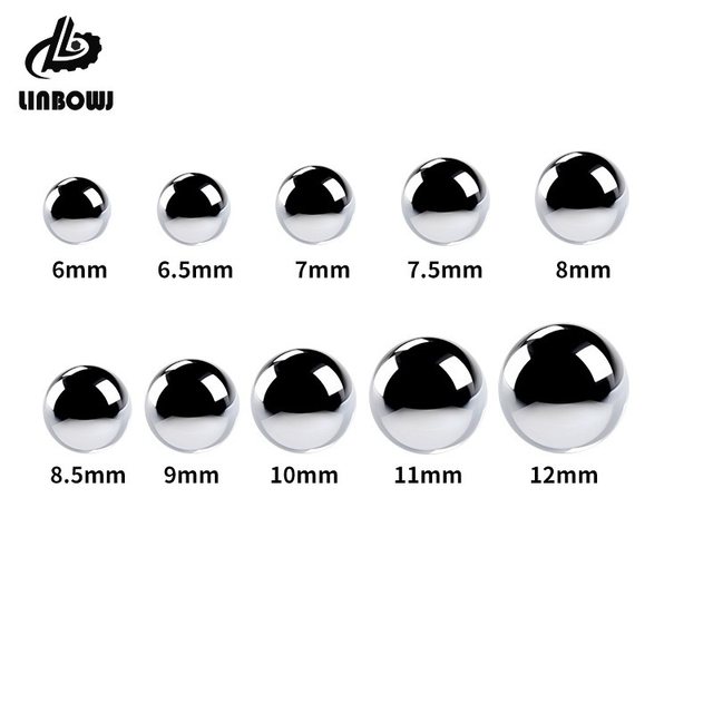 500 Pieces / Batch 6mm-11mm Hunting Slingshot Ball Stainless Steel Ball For Slingshot Ammo Stainless Steel