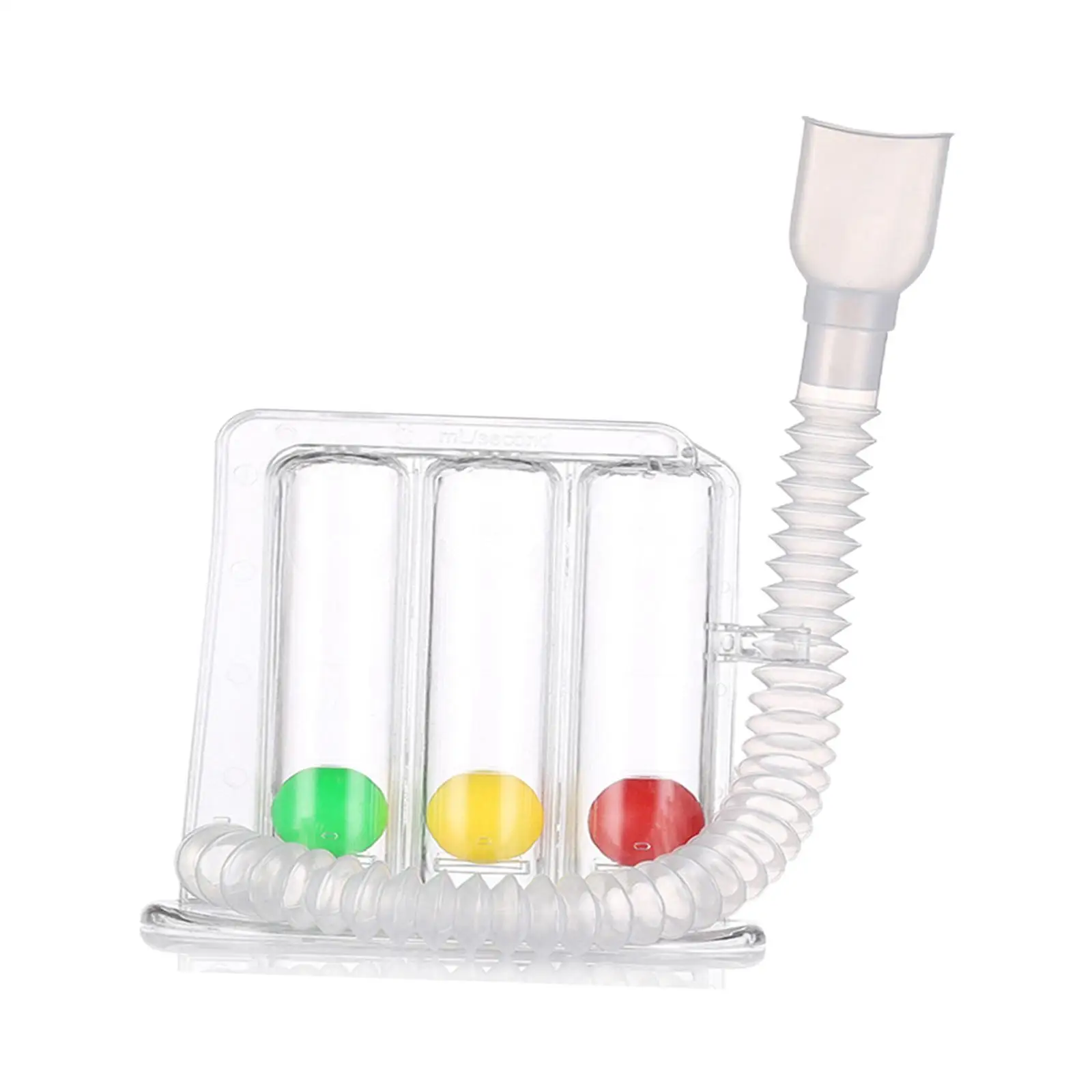 Deep Breathing Lung Exerciser Professional Breathing Trainer Respiratory Spirometry Lung Exerciser