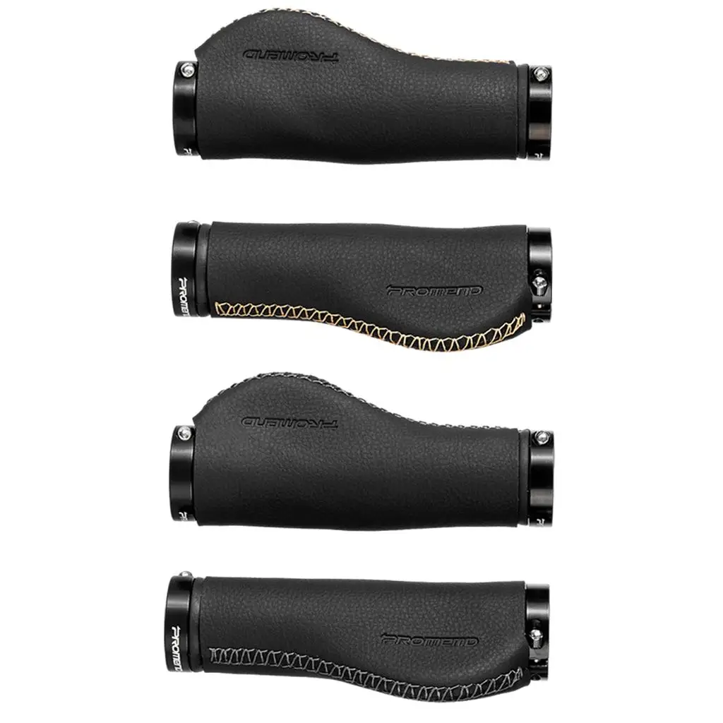 Microfiber Leather Bike Handlebar Grips, - Grips, Professional Mountain Bicycle Handlebar Locking Grips Anti-Slip
