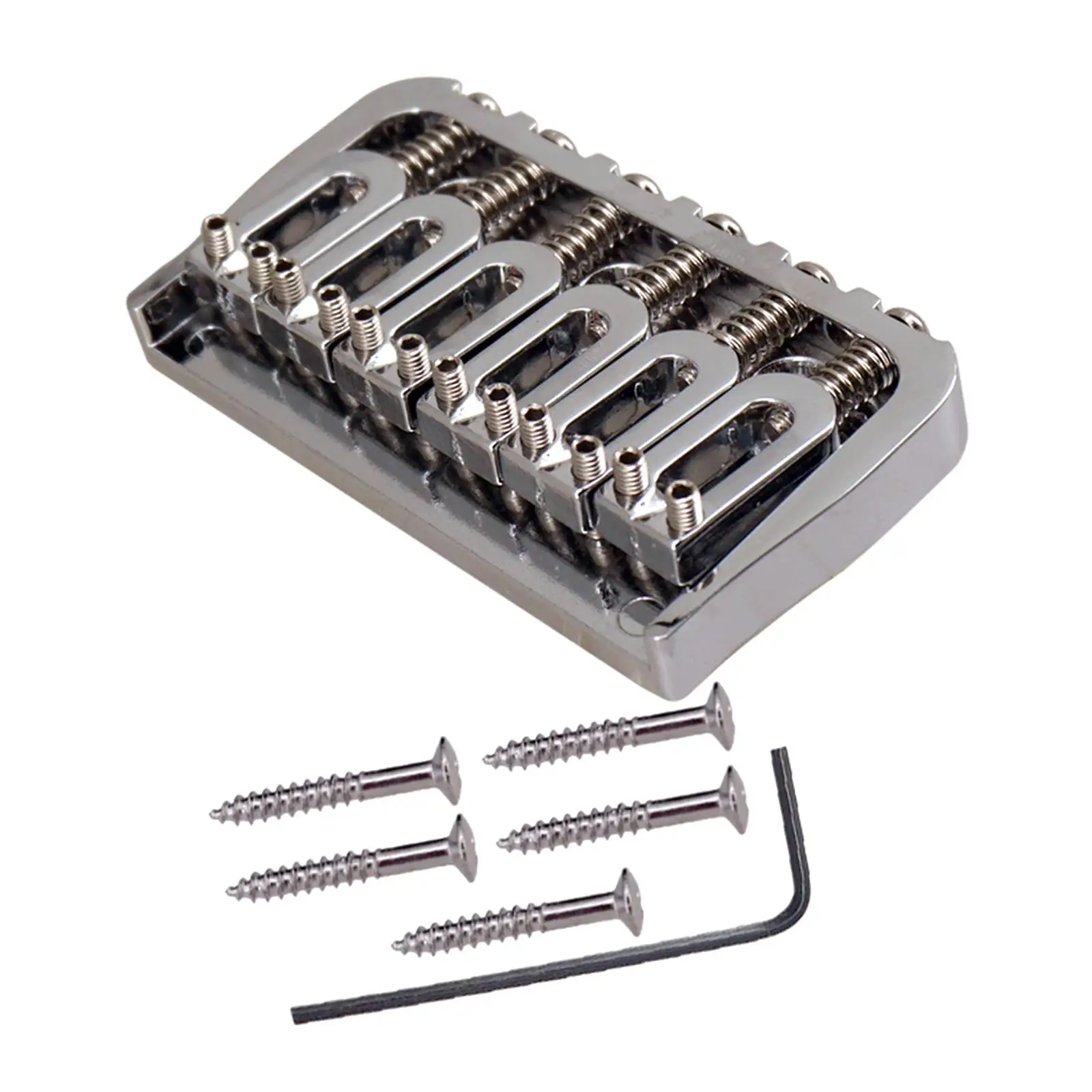 52.5mm Electric Guitar Hardtail Fixed Bridge Set for 6 Strings Guitar Parts