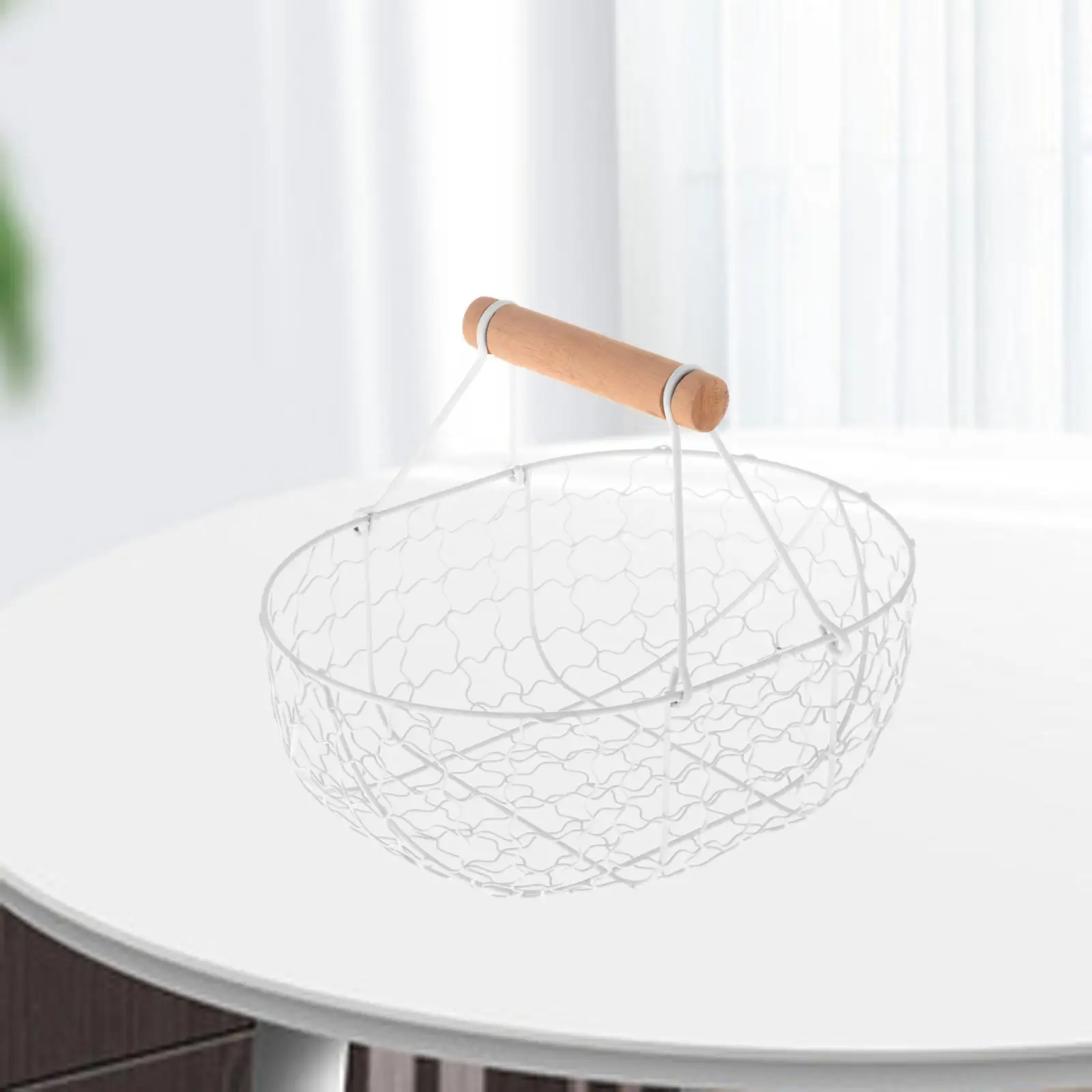 Fruit Bowl Basket Desktop Serving Tray Bread Vegetable Holder for living Room