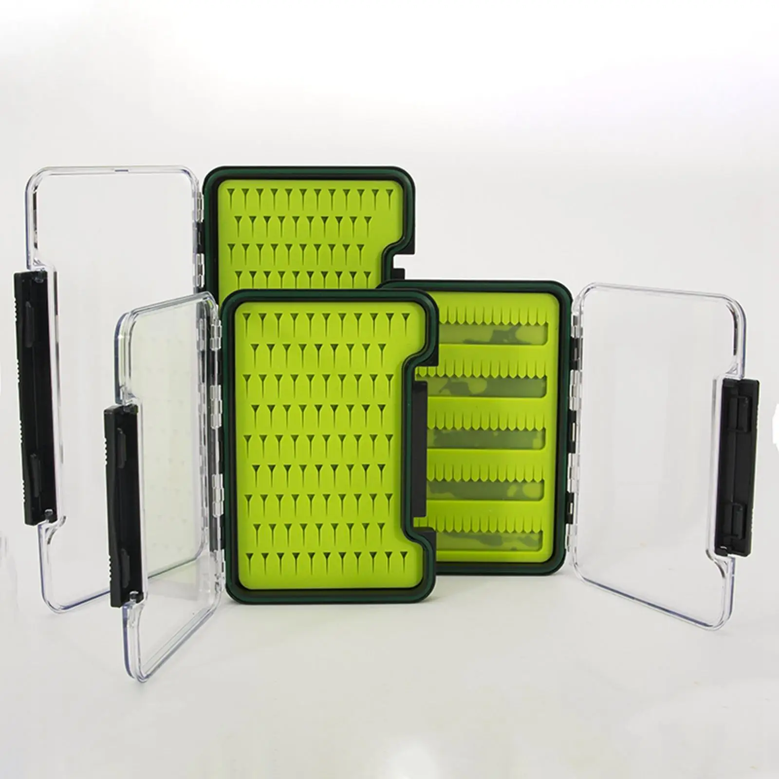 Fly Fishing Box Transparent Lid  Box Organizer Streamer  Container