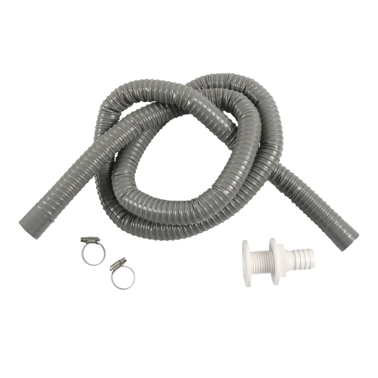 Marine Bilge Pump Installation Plumbing Kink Free /with thru Hull & 2 Clamps Bilge Pump Hose/ 6 Feet Hose Flexible/ for Boats