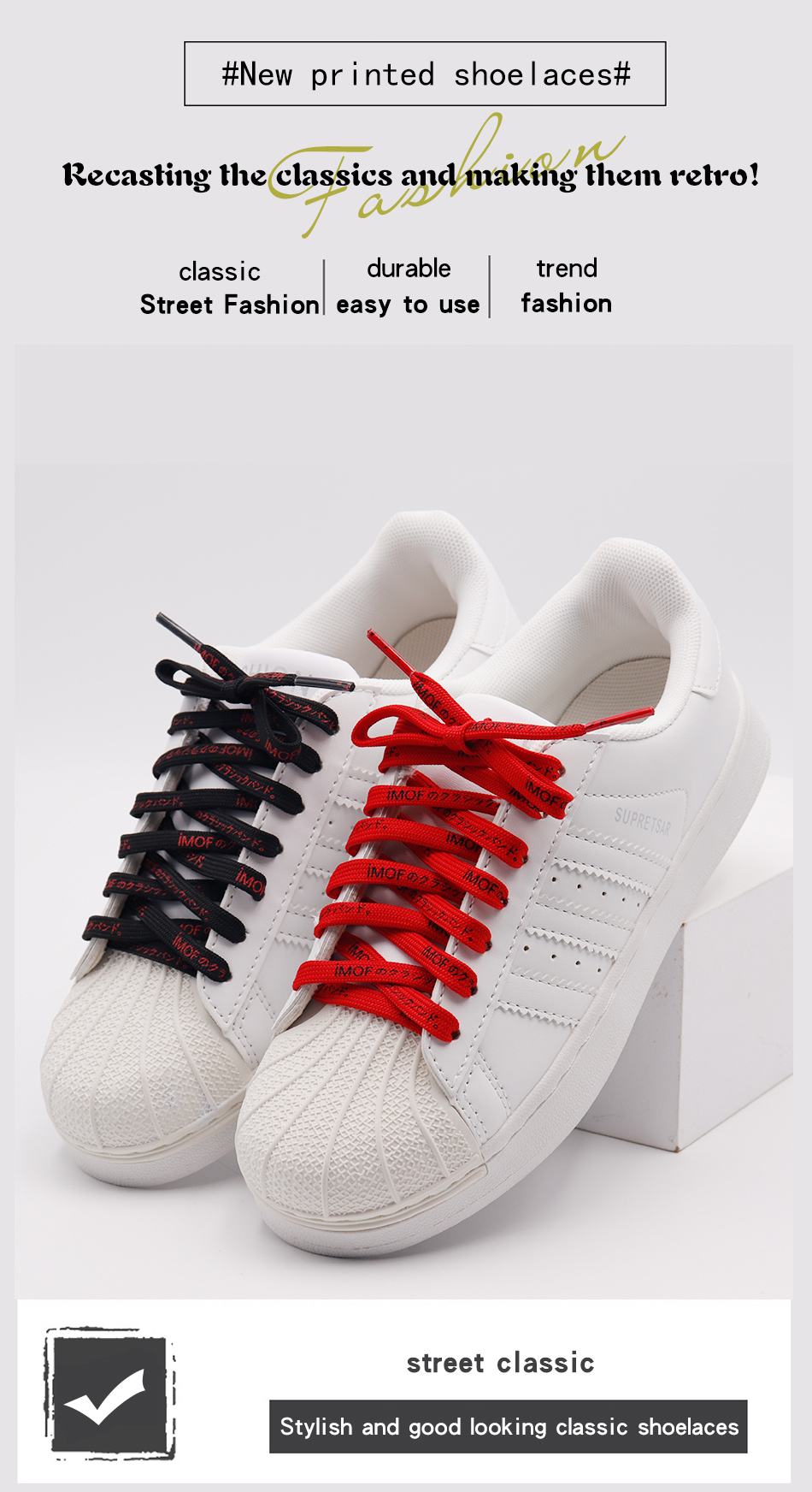 Coolstring 7MM Japanischen Schriften Gedruckt Siebdruck Schnürsenkel Leinwand Schuh Zubehör Flache Lacet Rot Schwarz Klassische Farbe Hot Deals – Detail 1