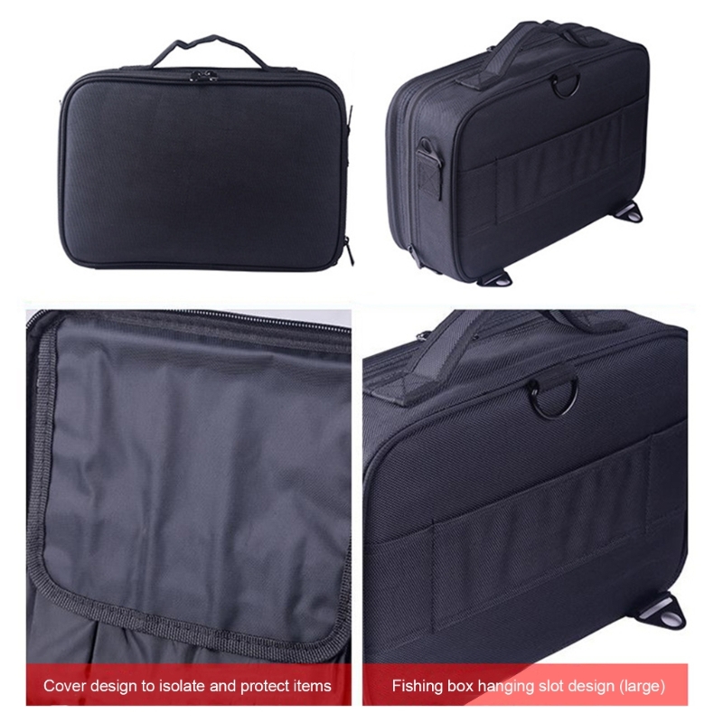 Description Picture 5 of itemFishing Reel Gear Organizer Reel Storage Case, Waterproof Fishing Gear Carry Bag Fishing Reel Bag, Fishing Tackle Bag