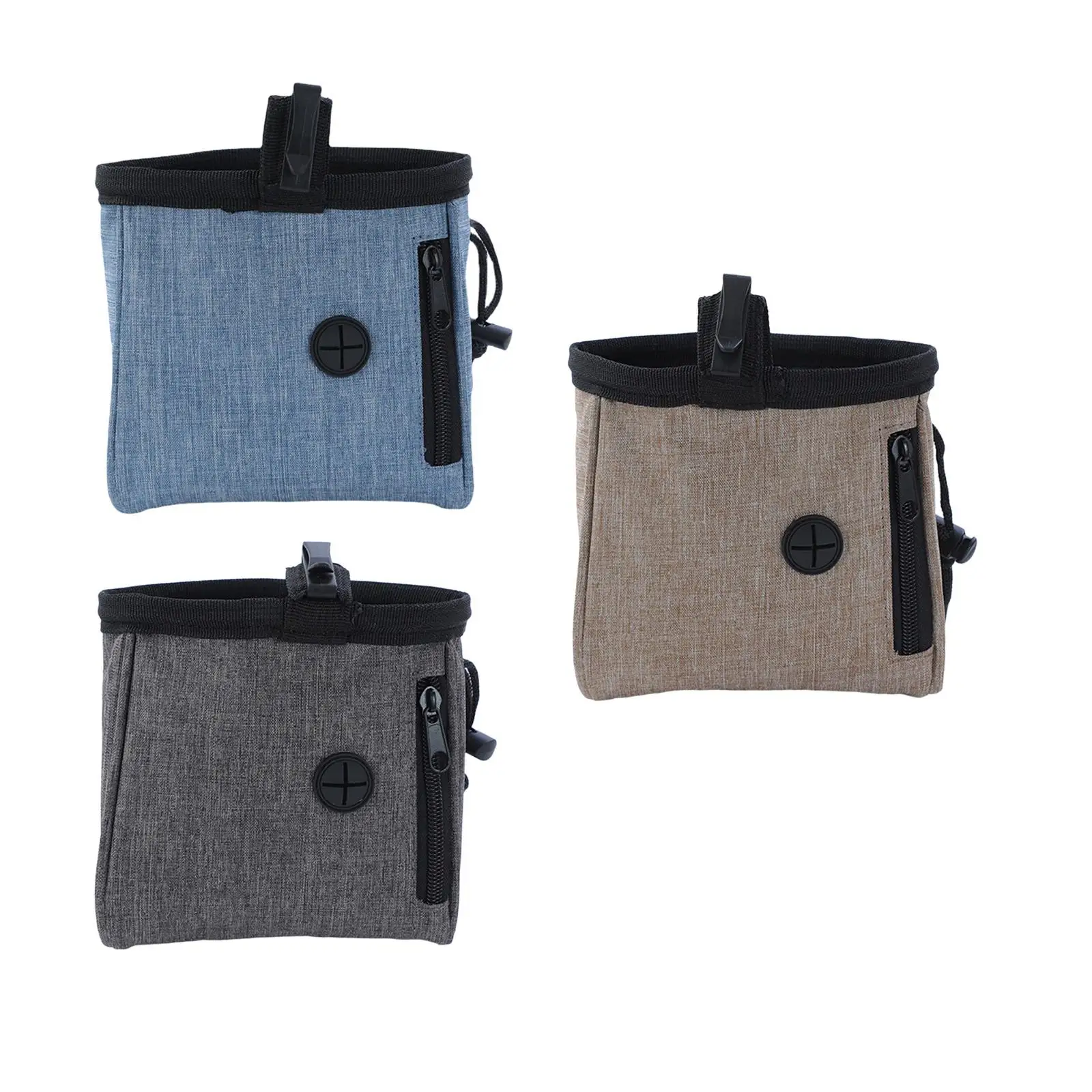 Pet Dogs Treat Pouch Multipurpose with Clip Waist Belt Snack Storage Carrier Holder for Jogging Daily Travel Outdoor Hiking