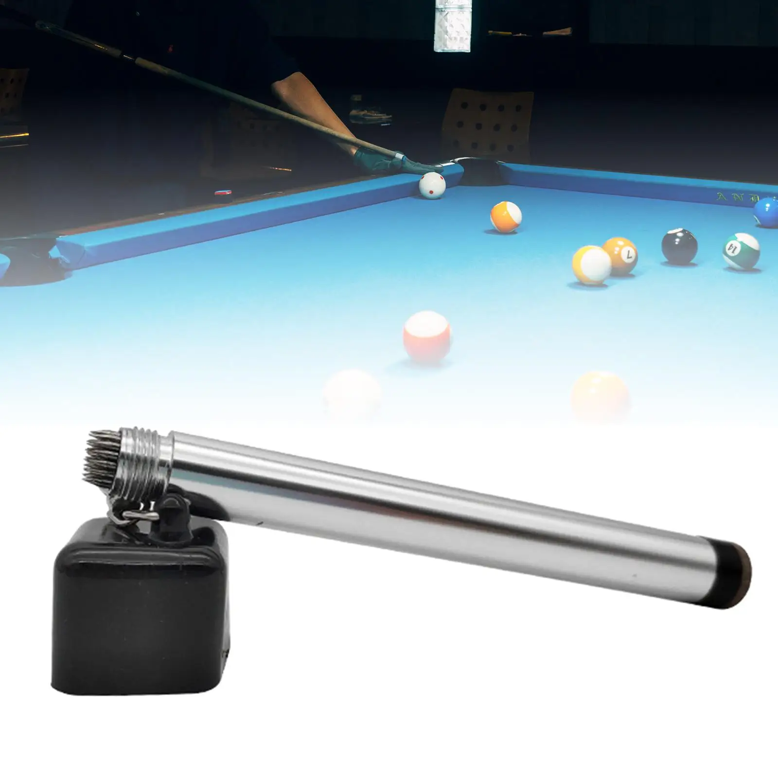 Pool Cue Chalk Holder Pool Cue Tip Pricker for Billiards Players Snooker