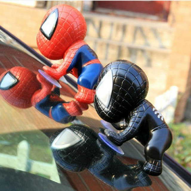 Shaking head Spiderman doll handmade model car ornaments car interior  accessories car center console decoration set accessories - AliExpress