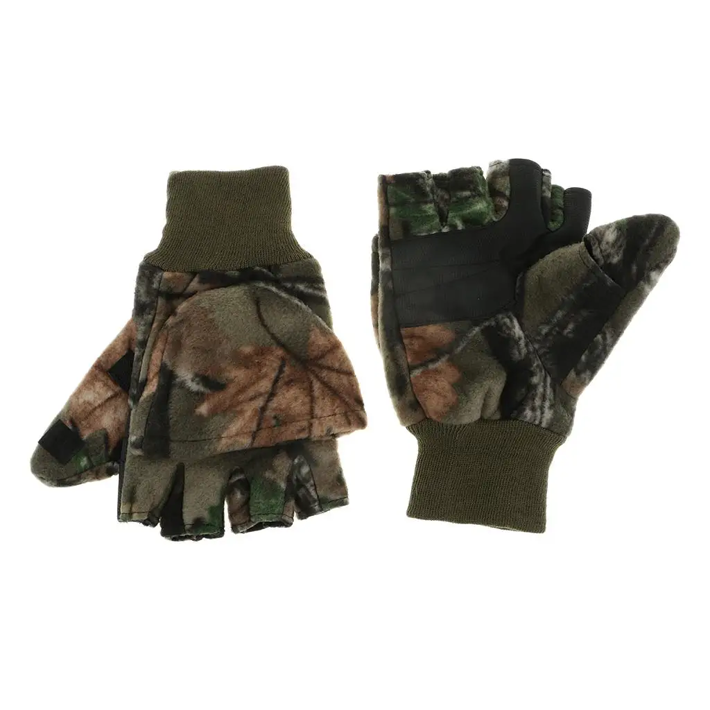 Thick Winter Fishing Gloves Top Gloves Hunting Gloves w/ Top