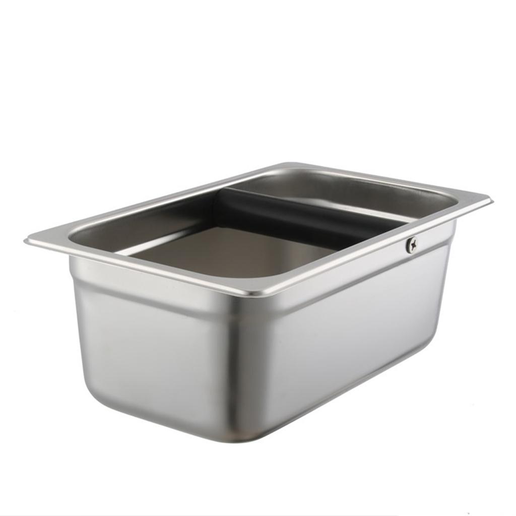 Home Coffee Knock Box Detachable Coffee Grounds Container Box with Handle Coffee