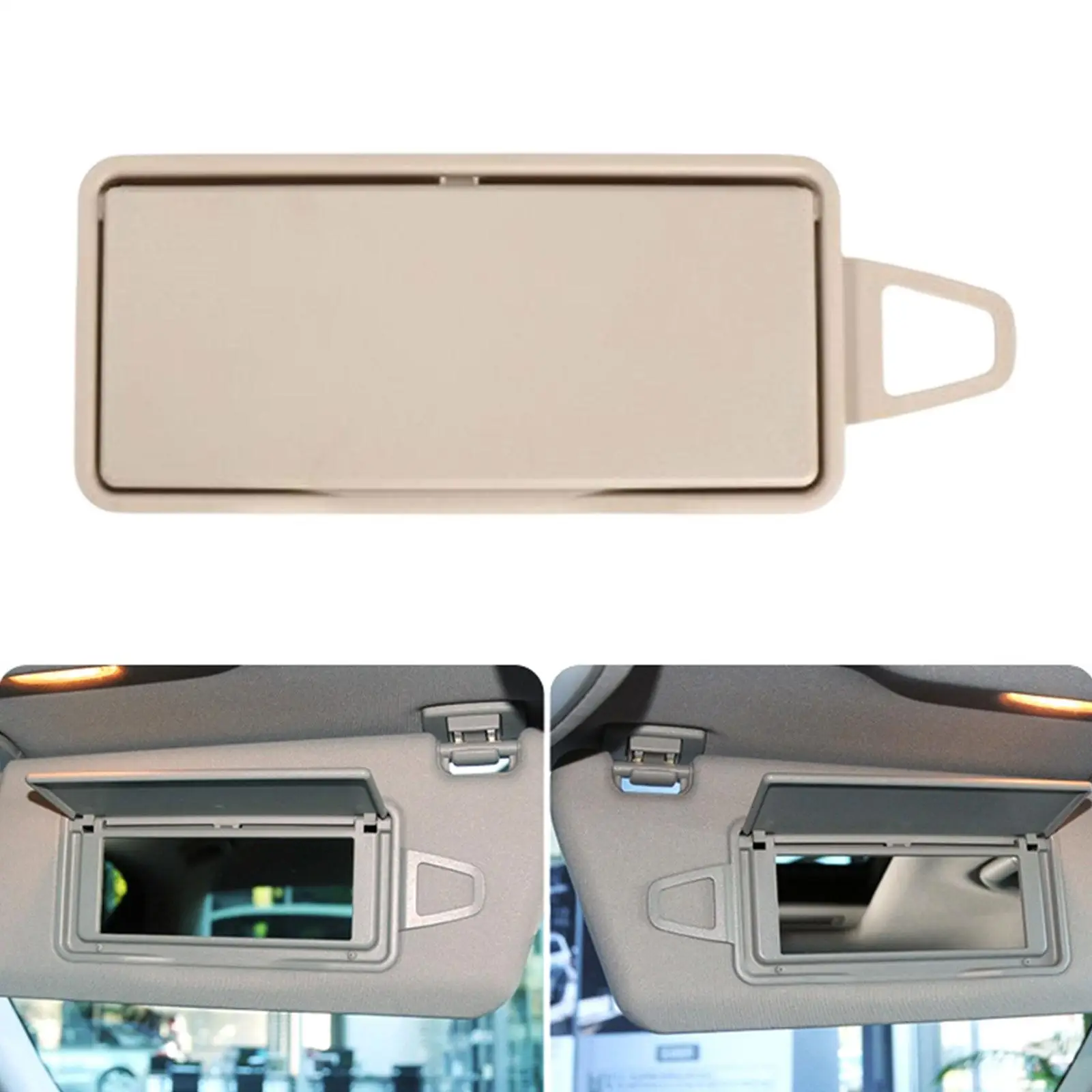 Car Visor Mirrors Replacement Travel Auto Supplies Wife Interior Decorate Professional Girlfriend for E260 400 09-15
