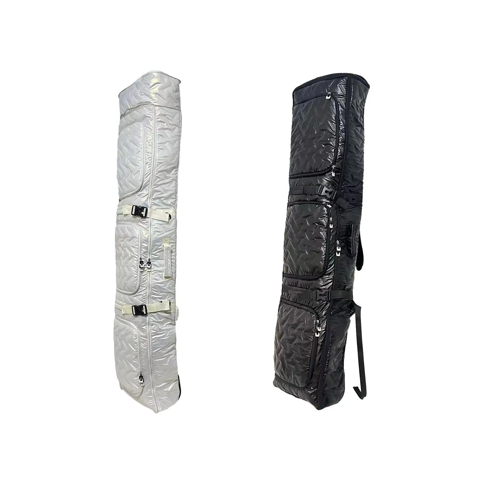 Snowboard Bag with Wheels Ski Bag Pouch Protective Ski Travel Bag for Gloves