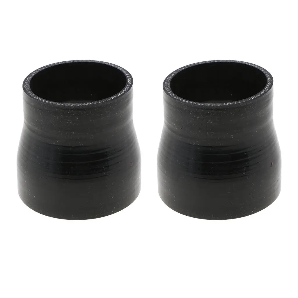 Pack of 2, 3 to 3.5 Inch Silicone Straight Reducer Coupler Hose Intercooler  4-ply