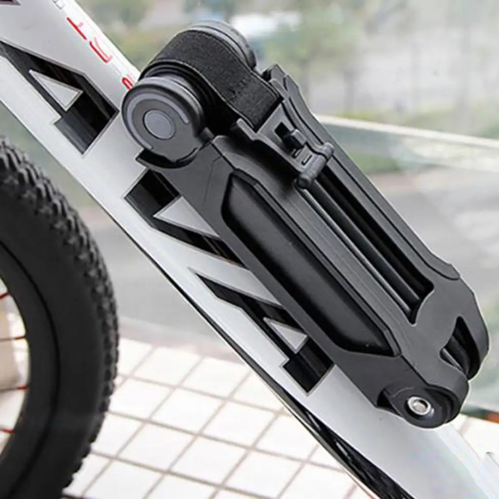 Folding Lock Anti Security  for Bikes (Mounting Cage Included)