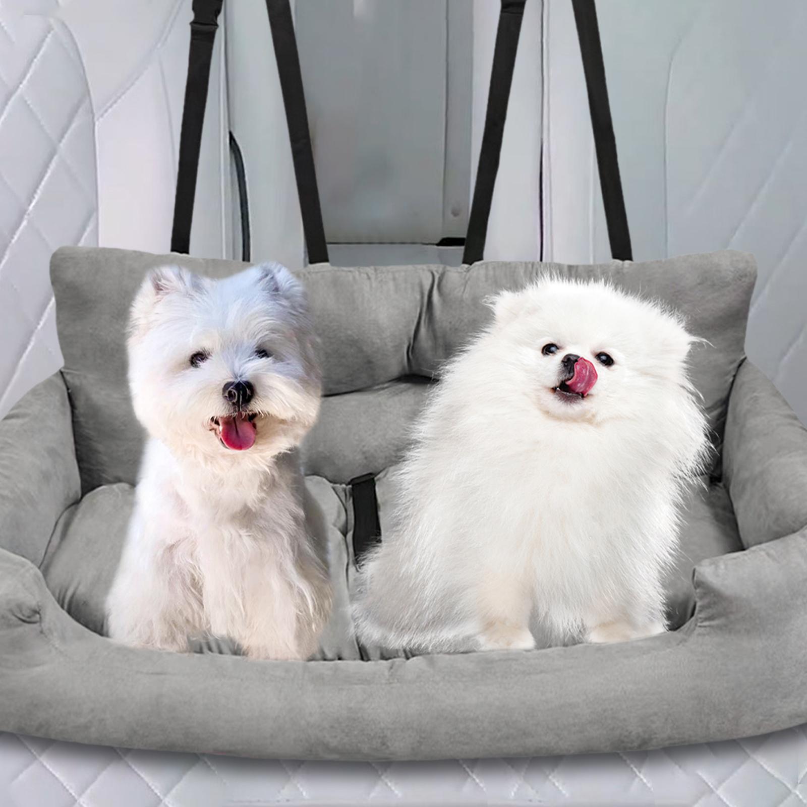 Booster Seat Dog Seat Nest Portable Kennel Car Transport Sofa Soft for Back Seat Carrier Bed for Dogs Kitty Cats Puppy Supplies