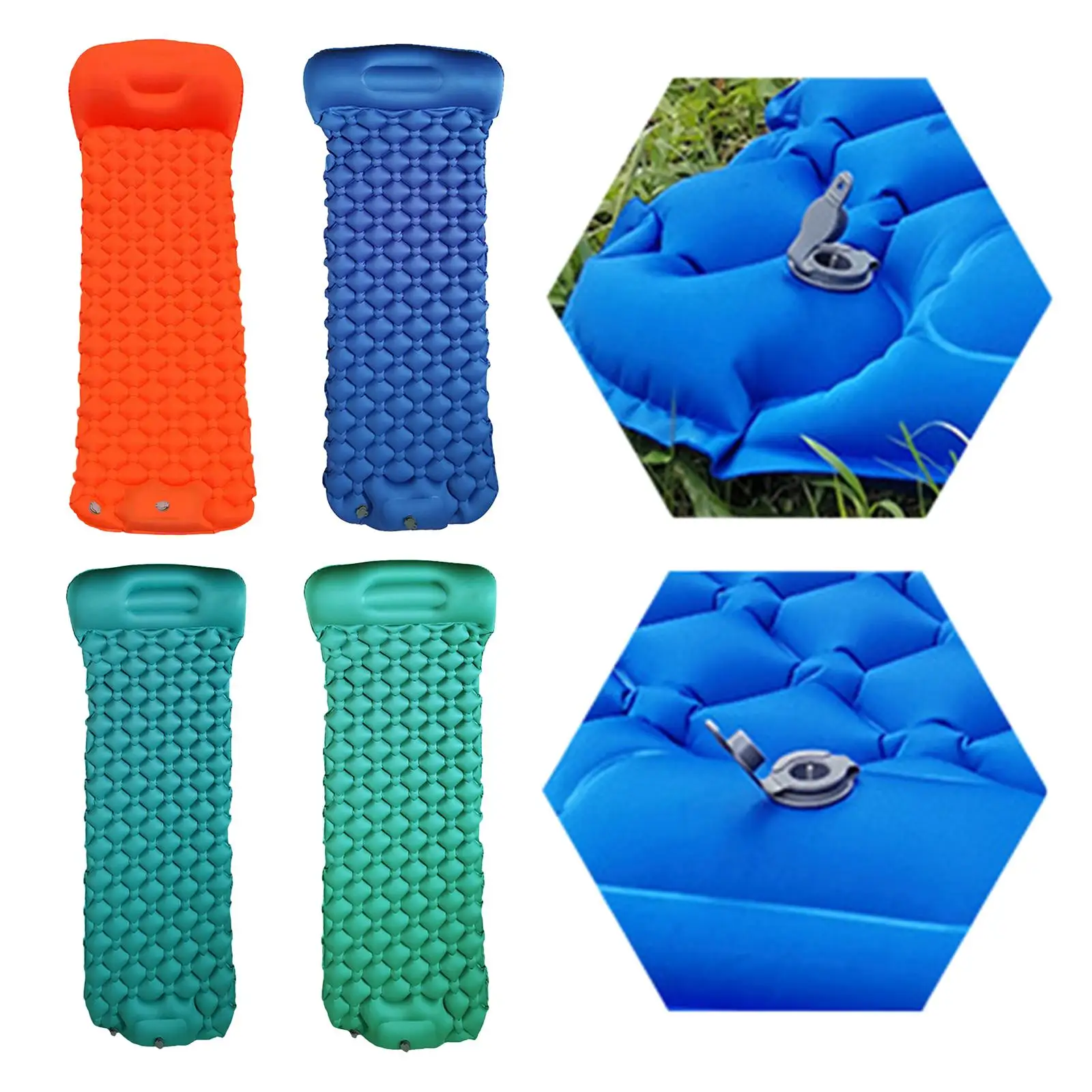 1 Person Sleeping Tent Pad Ultralight Inflatable Double Sleeping Mat,  for Camping, Backpacking, Hiking Lightweight  Mattress