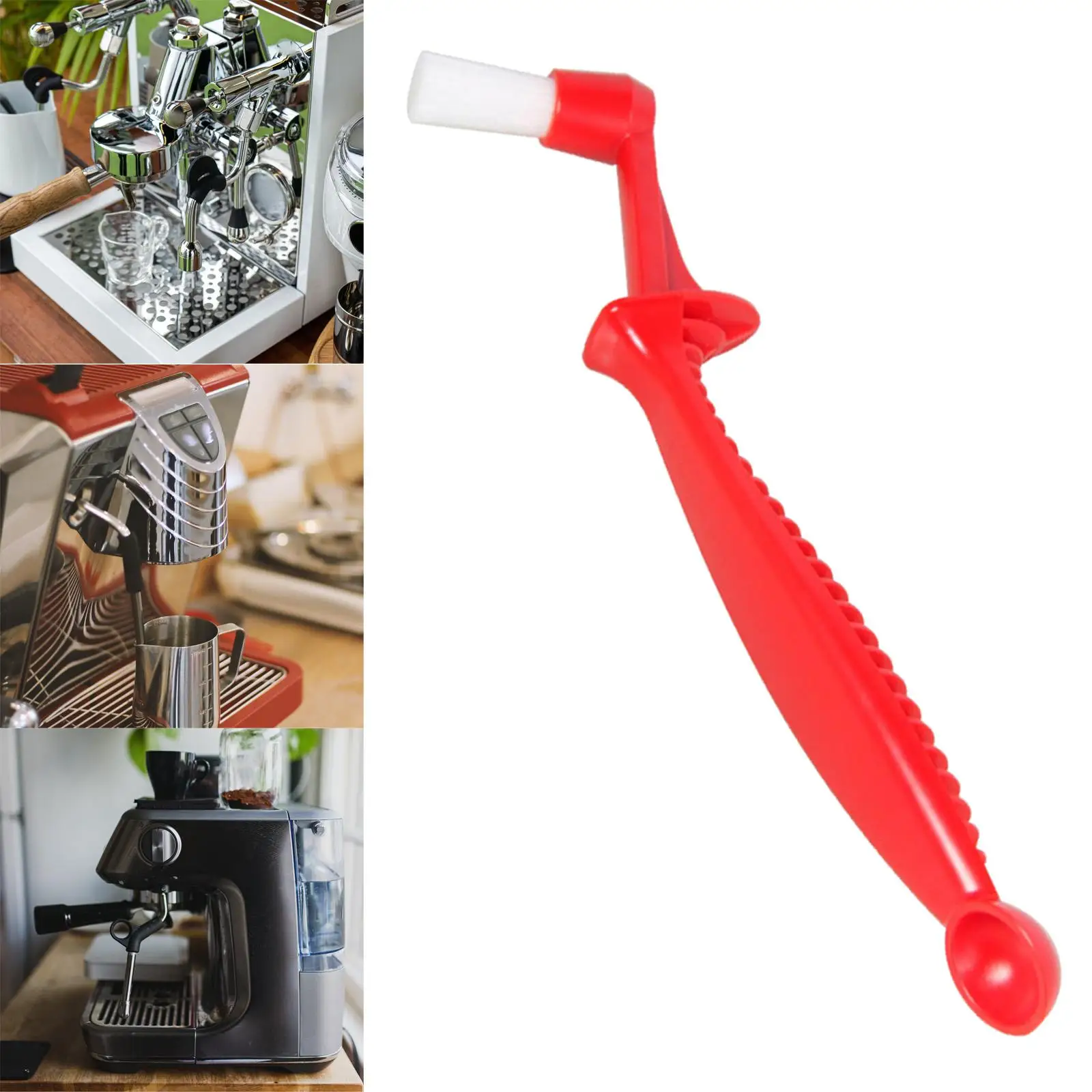 Coffee Machine Cleaning Brush Cleaner Tools Grime Tool Long Handle for Home