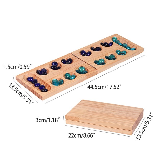 Melhor Jogo de Estratégia de Xadrez Africano Shiyi 1pc Mancala Jogo de  Estratégia de Xadrez Africano Para Crianças (cáqui)