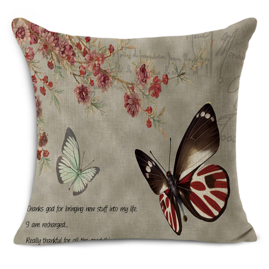 Title 6, 45x45cm classical style Retro Butterfly printed...