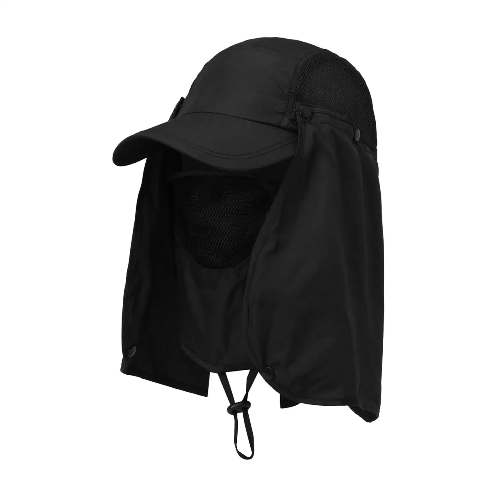 Outdoor Hiking Hat with Removable Face Neck Flap Cover Baseball Cap Dustproof Sun Cap for Cycling Travel Hiking Men Women Unisex