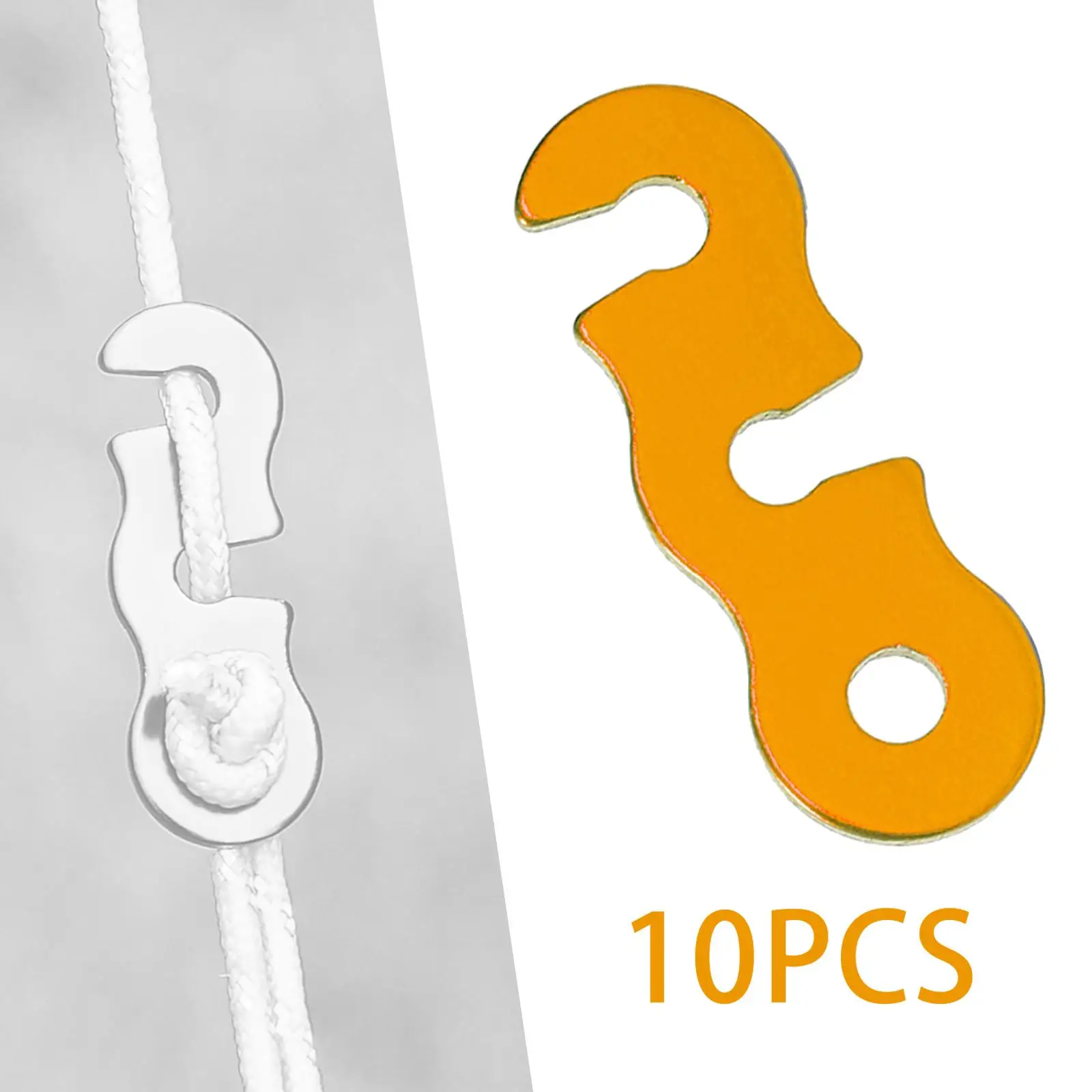 10Pieces  Rope Adjuster Ultralight  for Camping Outdoor Activity