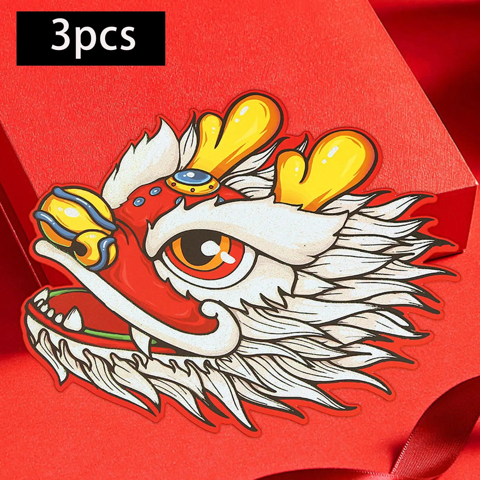 3Pcs New Year Red Packets Spring Festival Red Packet Chinese Lunar Year Red Envelopes Lucky Red Envelopes Traditional Red Pocket