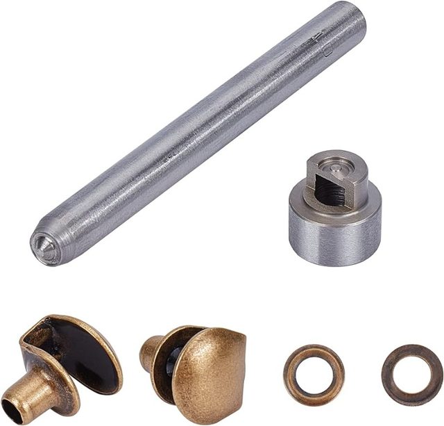 20 Stuks Schoenveters Gespen - Dubbele Kap Laarspunt Klinknagels Voor Reparatie & Outdoor Avonturen