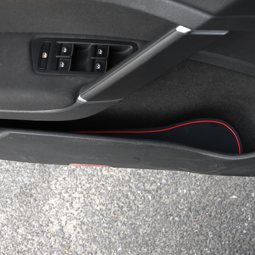 10 Stück Silikon Auto rutsch feste Türnut Matten Tor Schlitz Cup Pad Matte für Volkswagen VW Golf 7 1, 5 mk7 mk 7,5 2014-2018 Zubehör – Detail 7