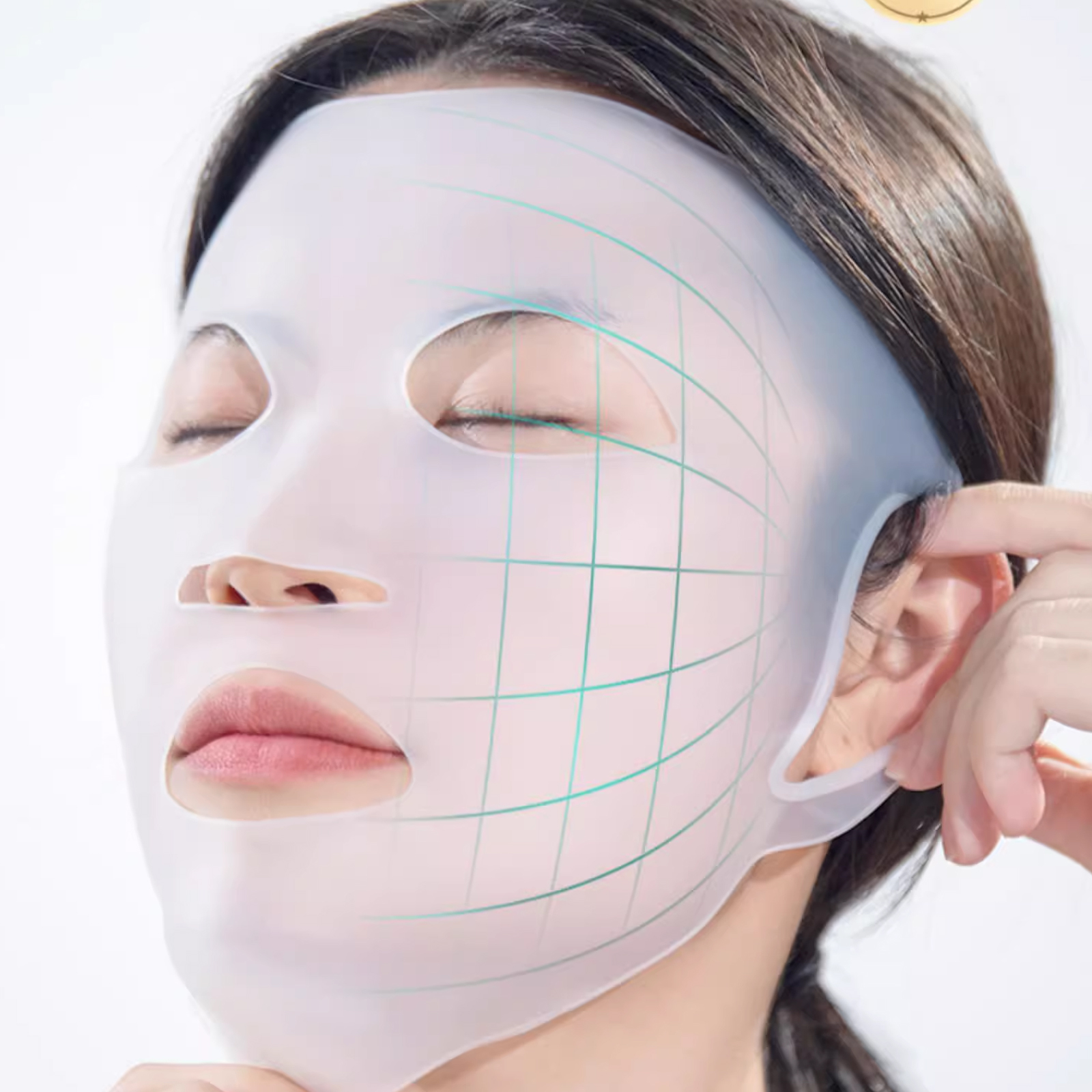 Best of 3D Silicone Facial Mask Cover Reusable Ear Hanging Anti-aging Moisturizing Face Shield Double Absorption Anti Evaporation Skin Reviews & Tips