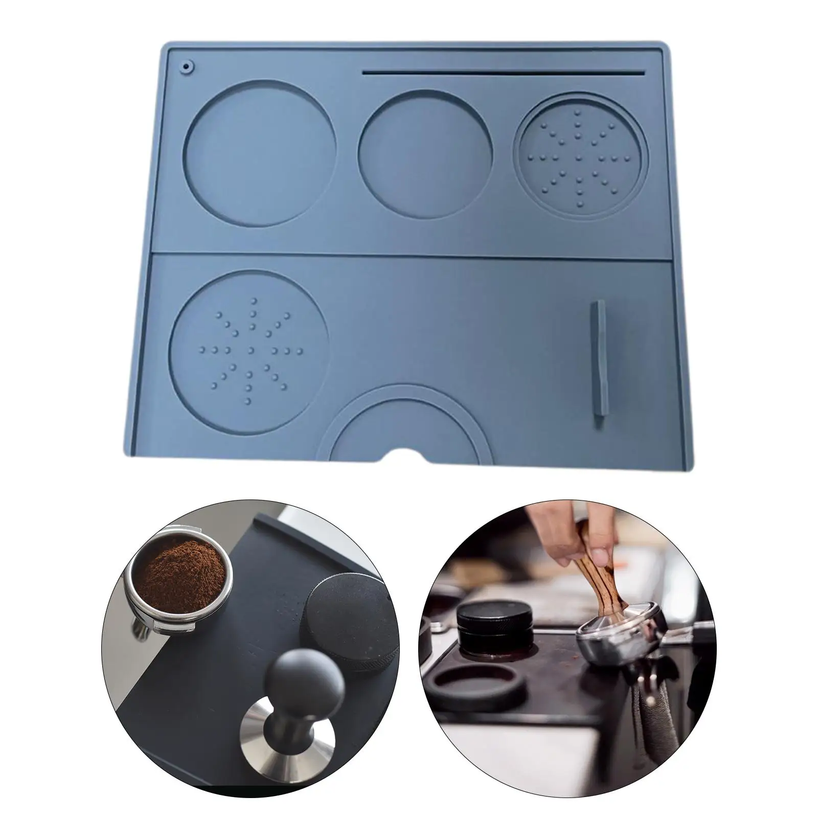 Corner tamper Pad Holder Pad Coffee Tamper Mat for Bar Kitchen Coffee Shop