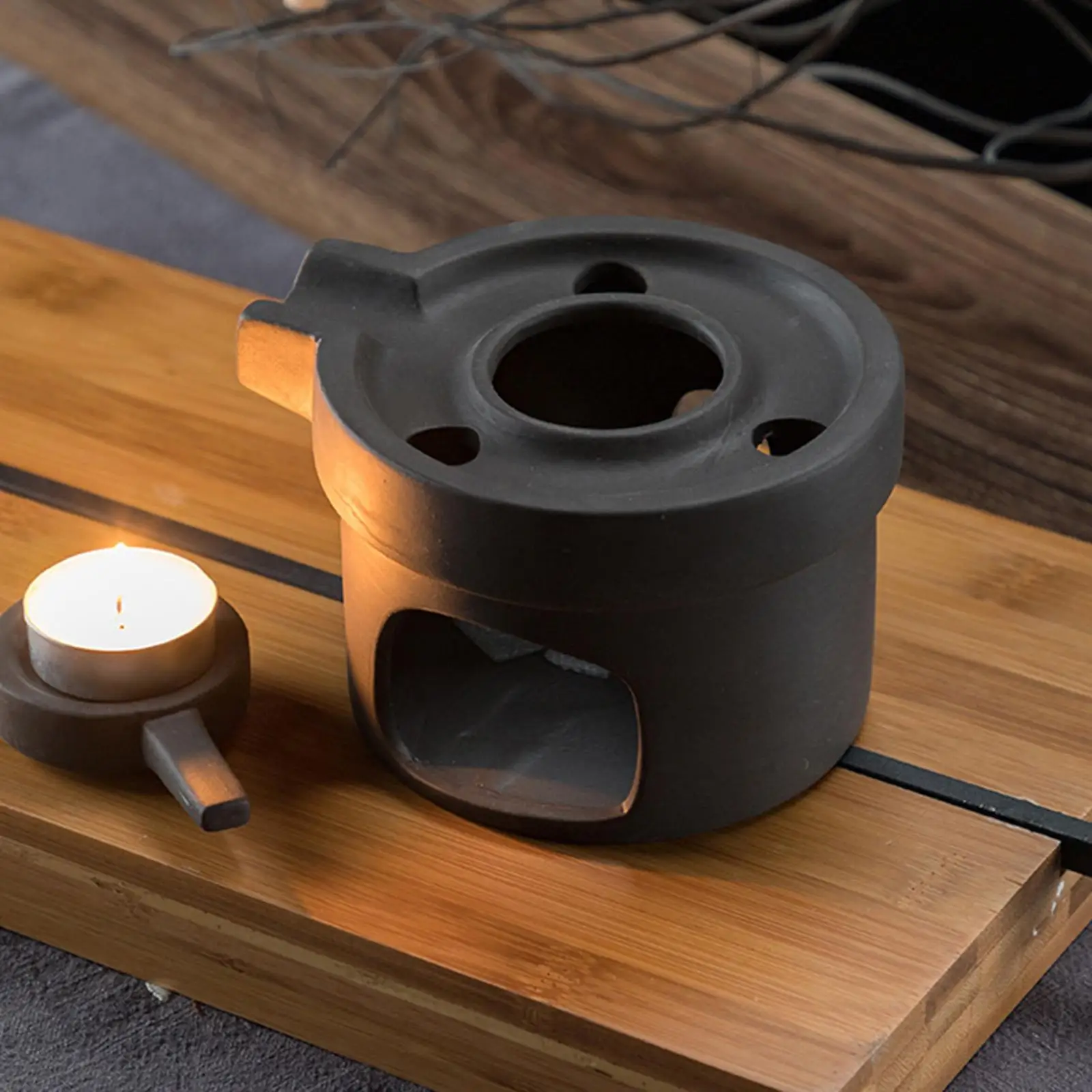 Retro Tea Teapot Warmer Teaware Home Heater for Glass/Porcelain/Metal Teapot