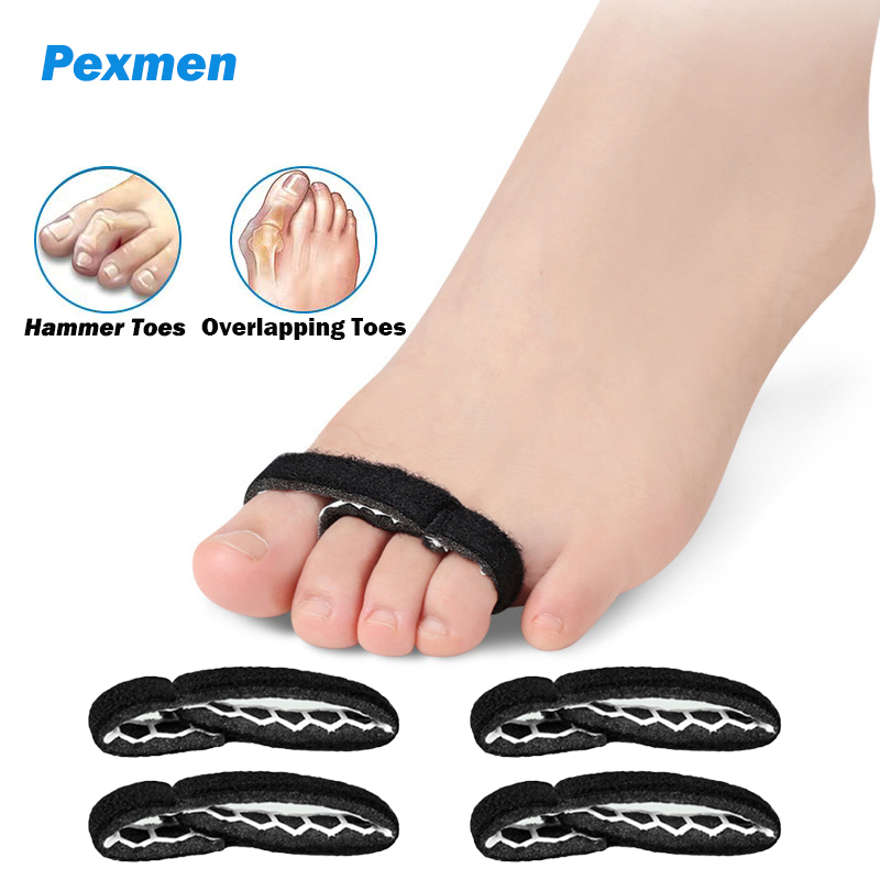 Best of Pexmen 1 / 2 / 5 / 10Pcs Hammer Toe Straighteners Toe Splint Toe Cushioned Bandages For Overlapping Toes Finger Protector Reviews & Tips