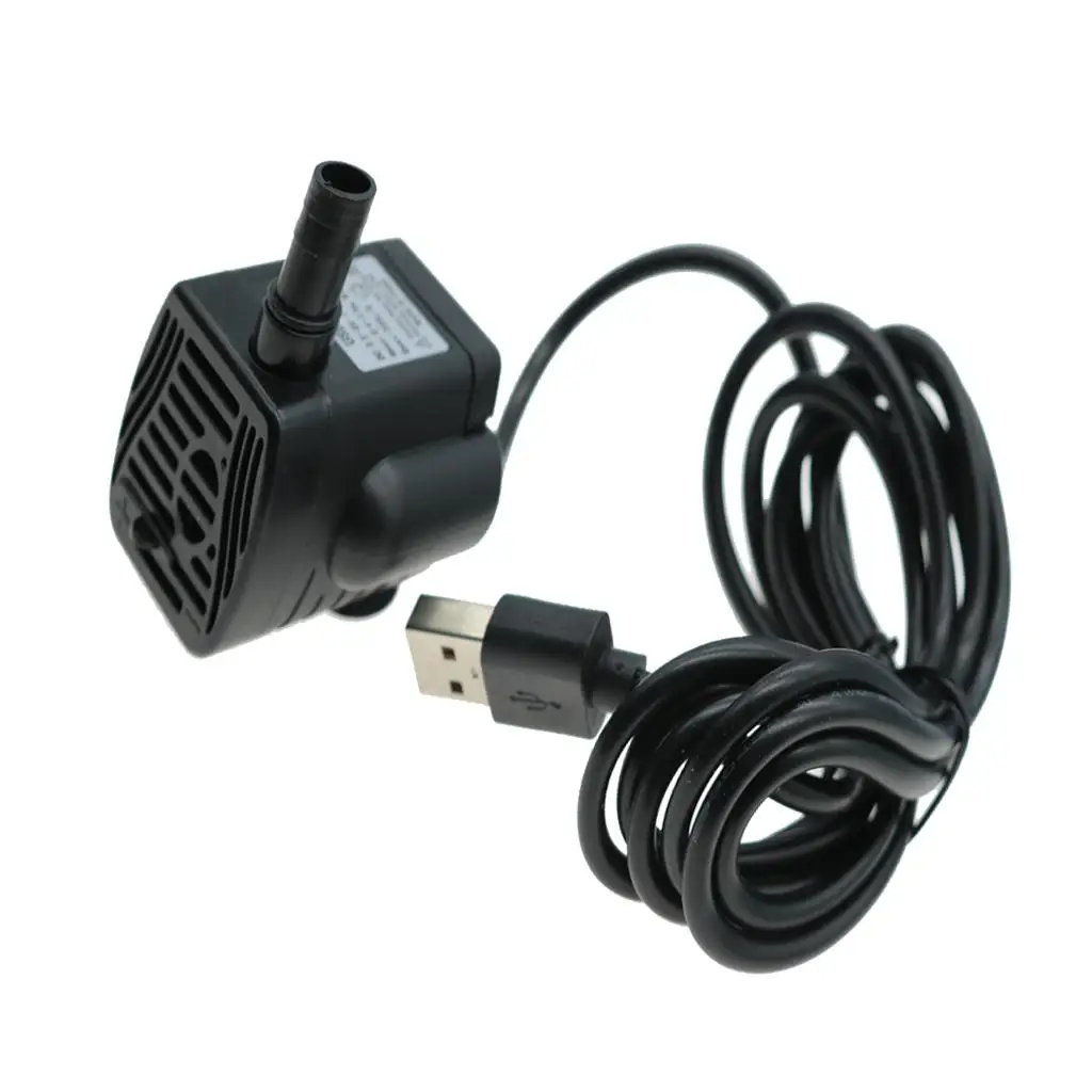 Submersible Water Pump with 4.8ft Power Cord, Pumps for Aquarium, Fish Tank, Hydroponics, IP66 Waterproof