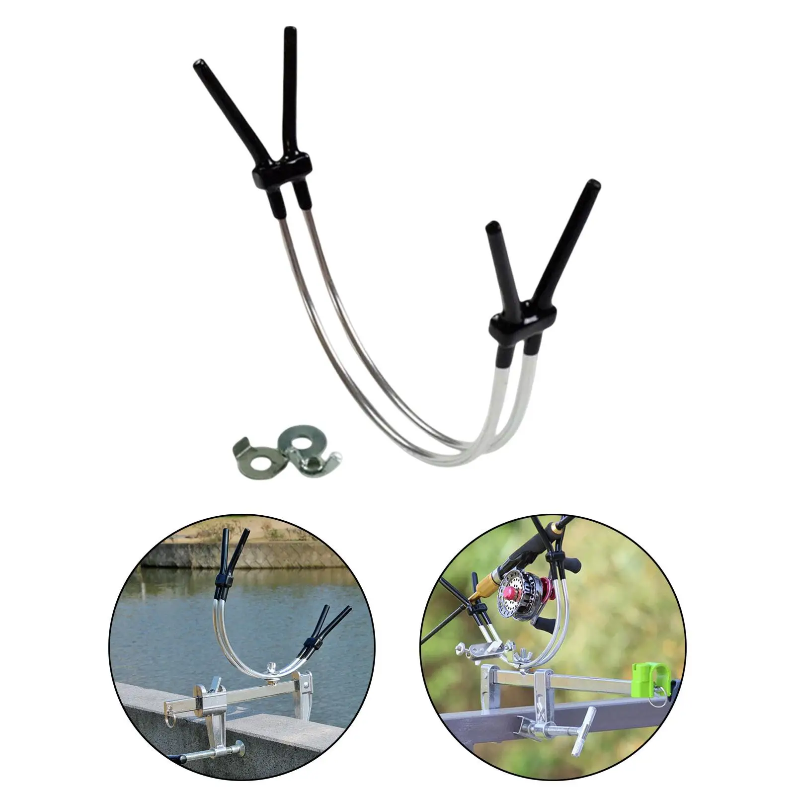 Fishing Rod Holder Fishing Pole Holder Fishing Rod Pole Stand Device Fishing Tackle Tool Fishing Rod Bracket for Boat Fishing
