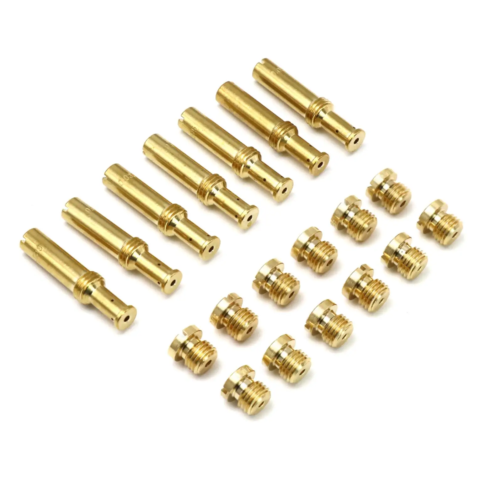 19 Pieces Jet Kit Includes 7 Intermediate Jets 12 Main Jets for S&S Cycle Super B E G Carbs Carburetors Accessory