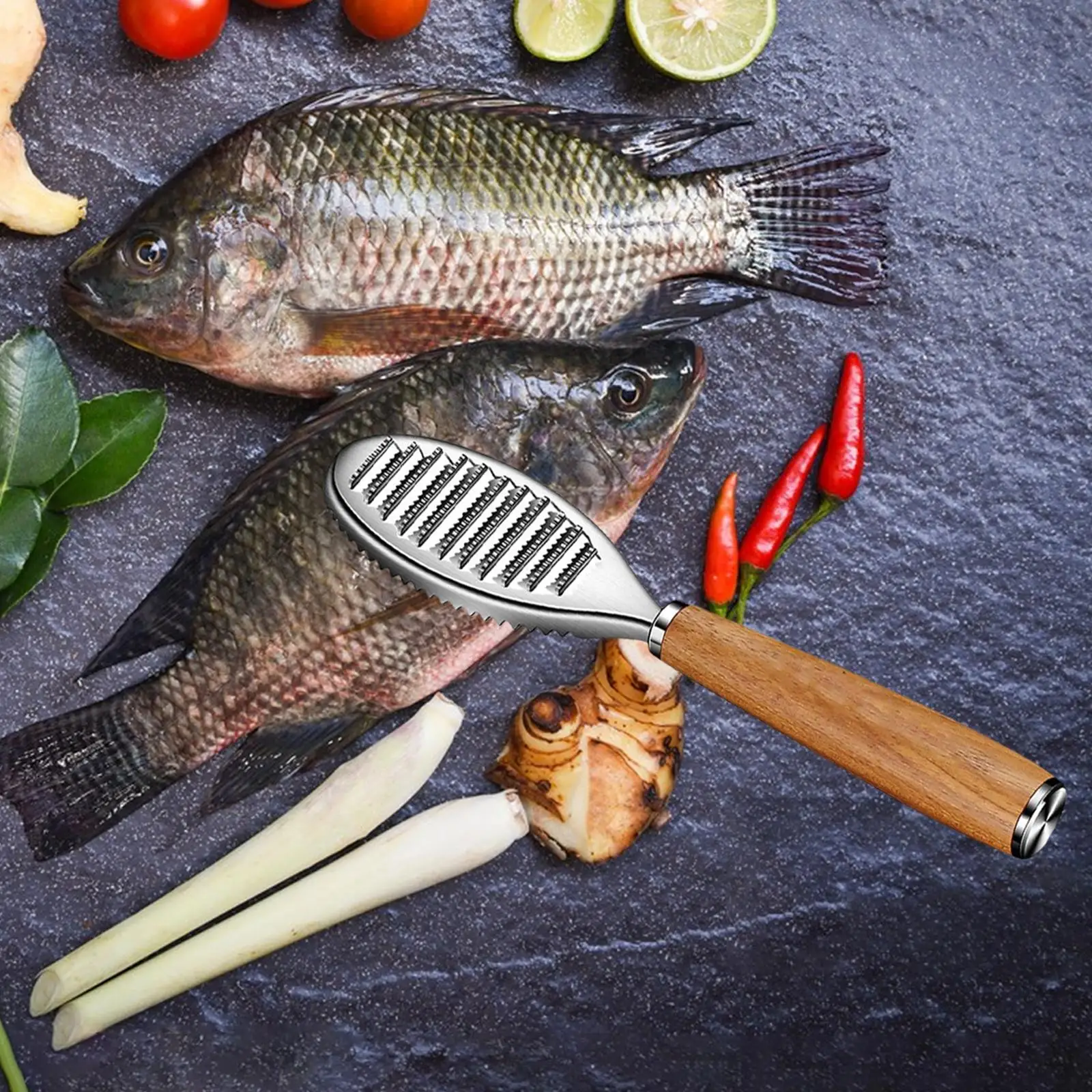 Fish Scales Remover Fish Peeler Scale Scraper for Restaurant Kitchen Gadgets