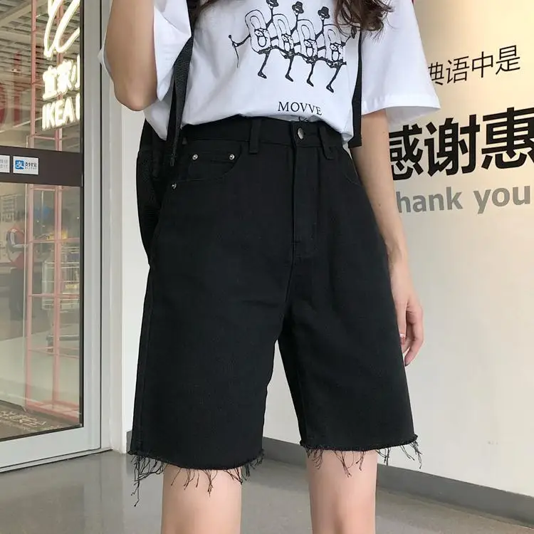 calções femininos denim cor sólida forrado estilo japonês corredores retro streetwear short bottoms diário casual em linha reta