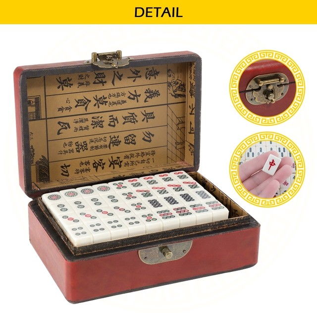 Antique Rare Chinese Mahjong Set (no English no Arabic Numerals) Small –  Shogun's Gallery