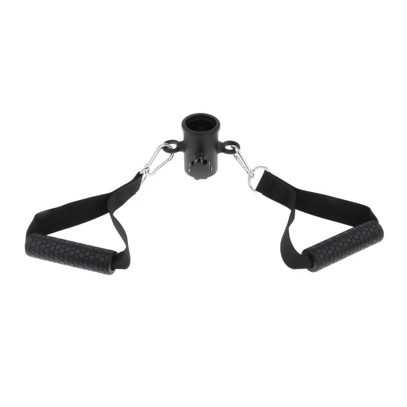 Landmine Double Handle Non Slip Handles Exercise Machine Parts Landmine Handle Attachment Grips for Back Core Strength Training