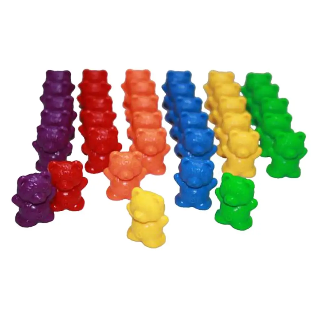 Set of 120 Learning  Bears Counter Set Counting Colorful Sorting Toy
