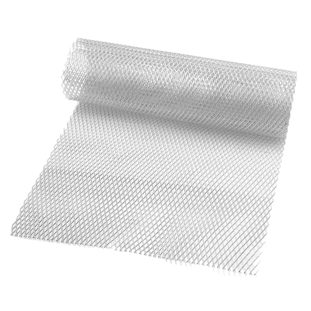 40x13inch Car Grille Mesh Net Sheet Aluminum Alloy Sea Gull Shape Grill