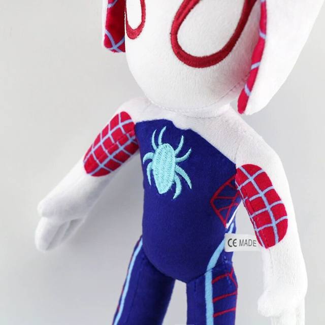 Hasbro-子供向けのスパイダーマンぬいぐるみ,33cmのキャラクター 