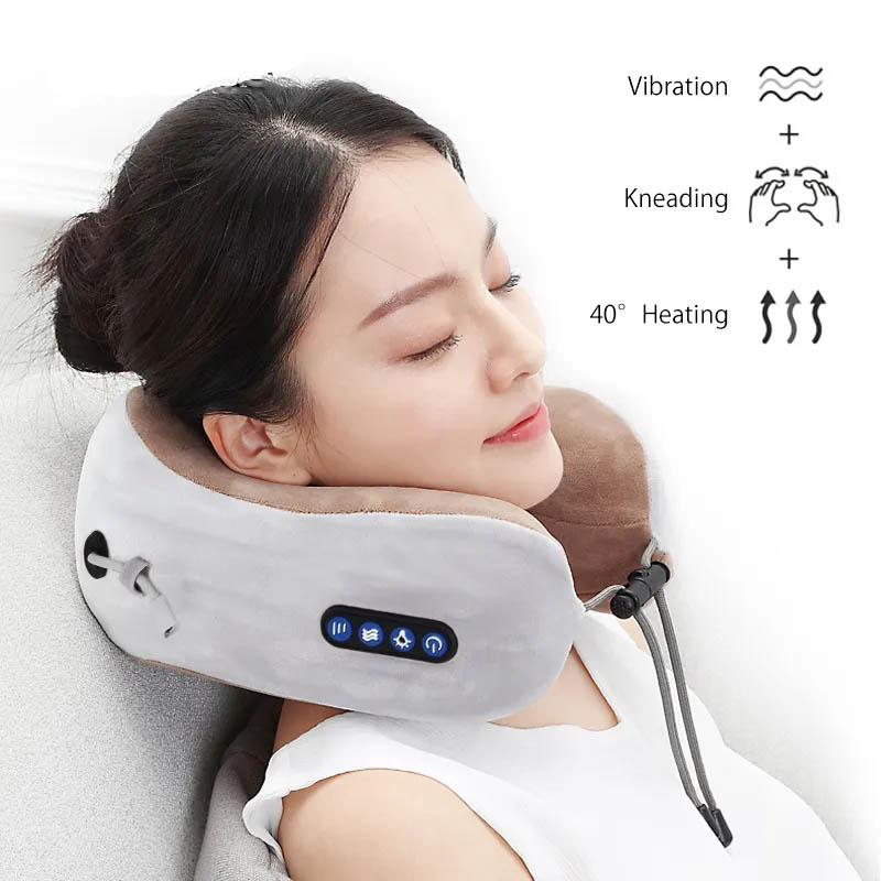 Best of Electric U Shaped Pillow Neck Massager USB Charging Portable Neck Shoulder Cervical Relaxing Masajead Protector Outdoor Home Car Reviews & Tips