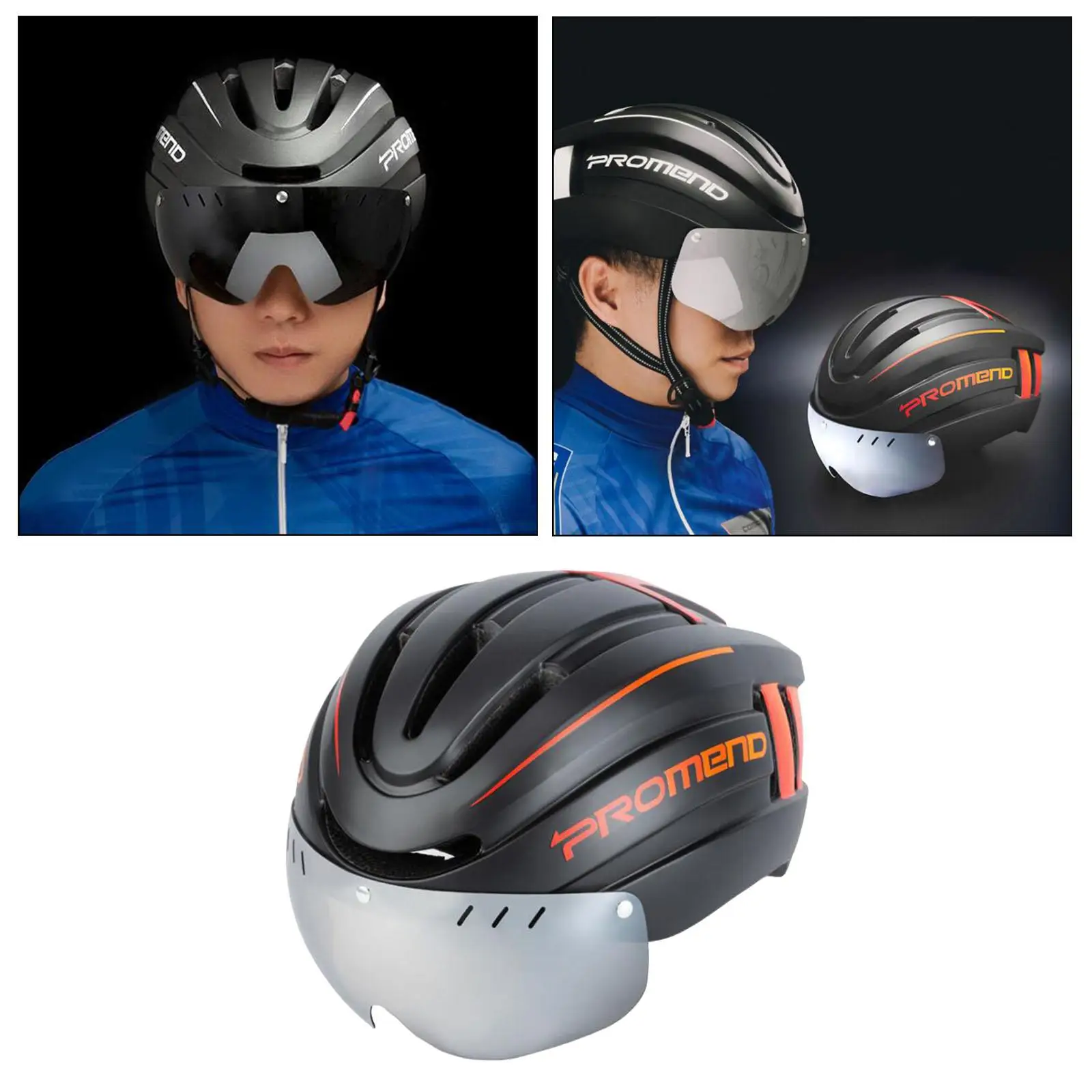 Ultralight Cycling Safety Motorcycle Taillight Removable Lens Visor Mountain Road Bike for Adults