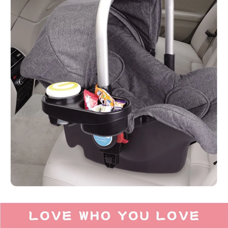 Universal Stroller Tray Stroller Cup Holder Stroller Snack Tray Clamp Grip Baby Strollers comfotable