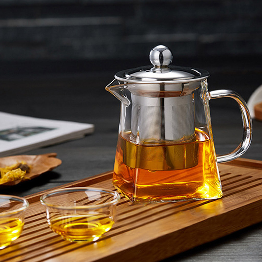 teapot with stainless steel infuser