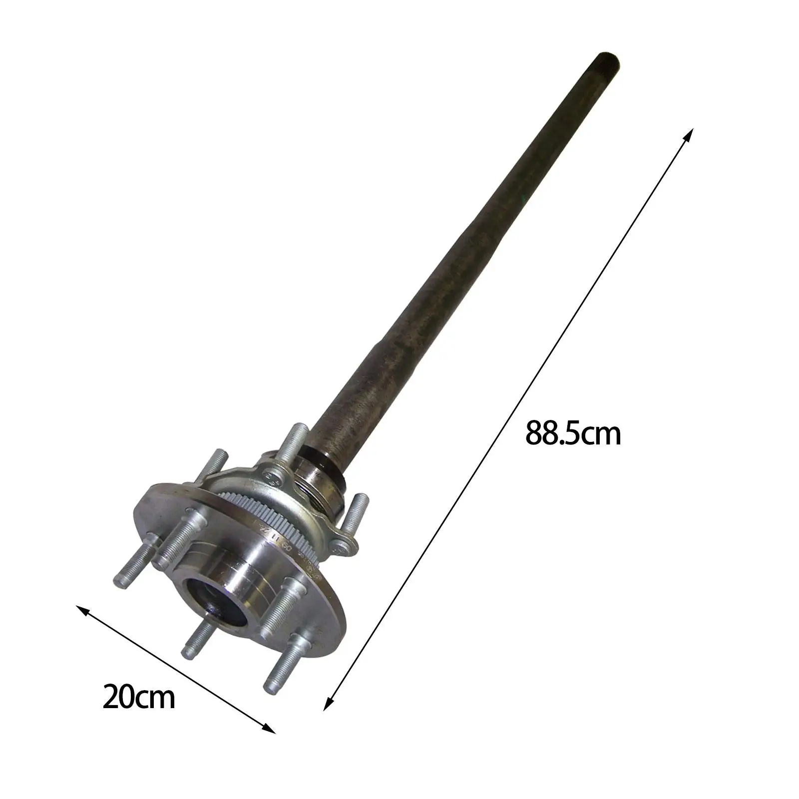 Axle Shaft Assembly 68003272AA Replacement Repair Parts for Jeep Wrangler JK 07-18 Durable Accessories Easy Installation